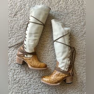 Freebird Coal Ostrich size 7